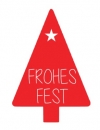 Frohes Fest Bügelbild